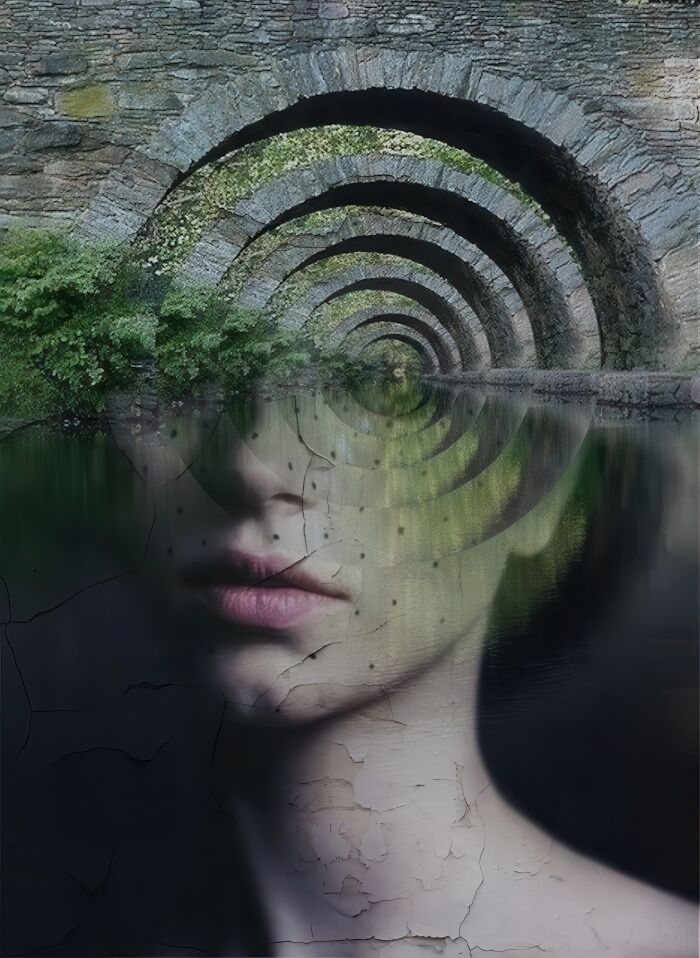 Wait, This Artist Actually Melts Faces Into Nature And Stuff? (40 Pics)