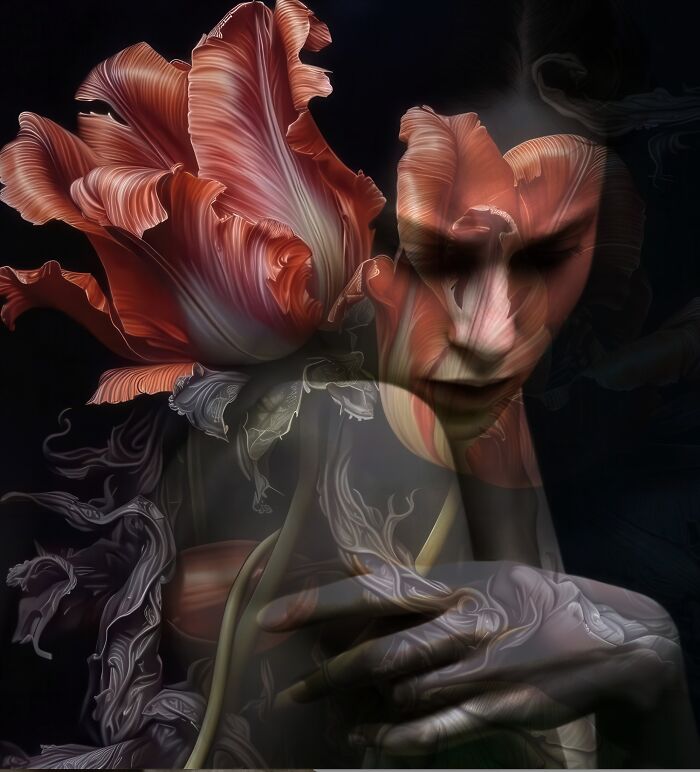 Wait, This Artist Actually Melts Faces Into Nature And Stuff? (40 Pics)