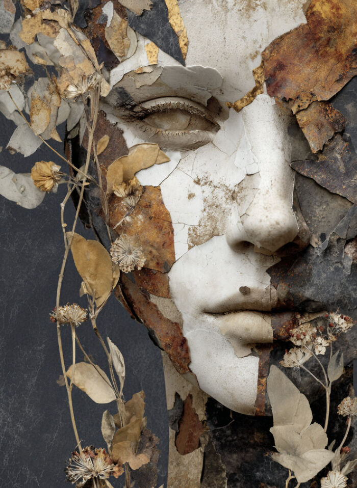 Wait, This Artist Actually Melts Faces Into Nature And Stuff? (40 Pics)
