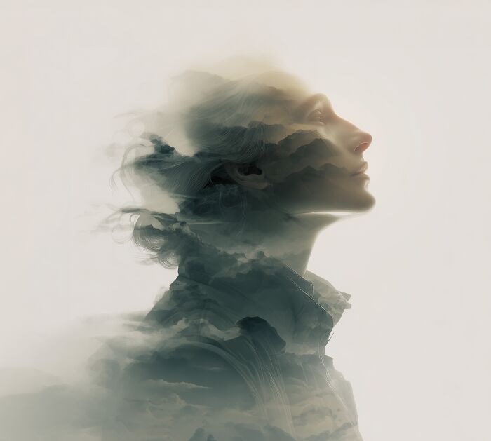 Wait, This Artist Actually Melts Faces Into Nature And Stuff? (40 Pics)