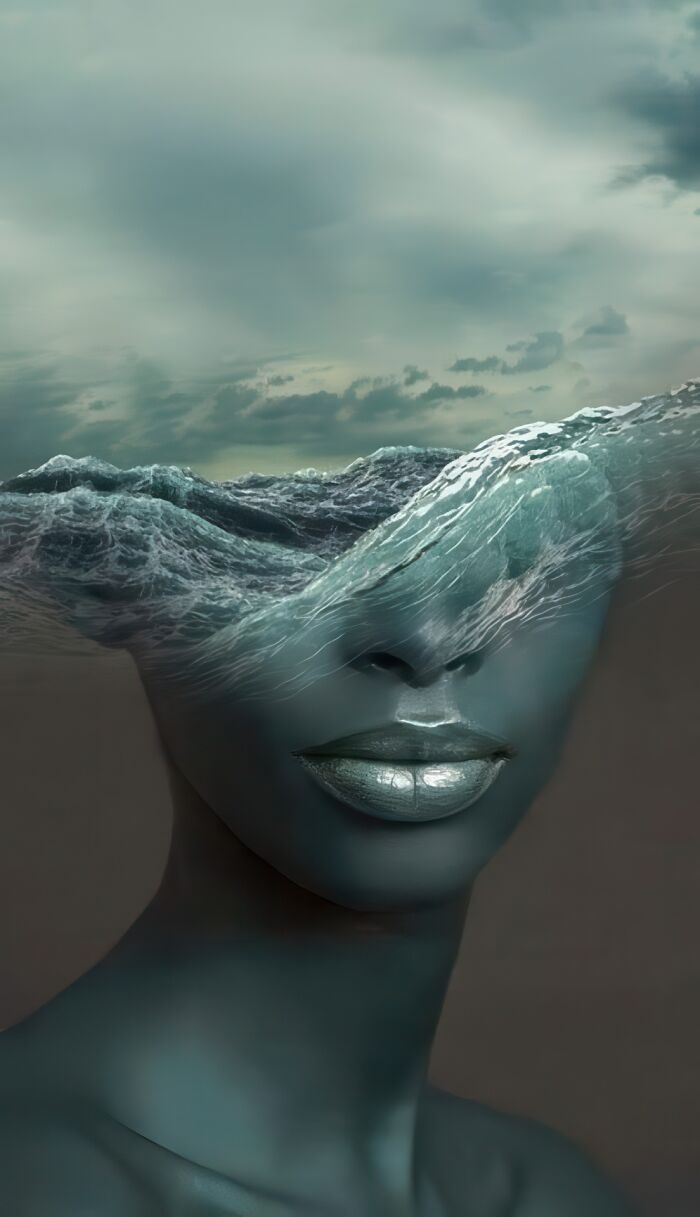 Wait, This Artist Actually Melts Faces Into Nature And Stuff? (40 Pics)