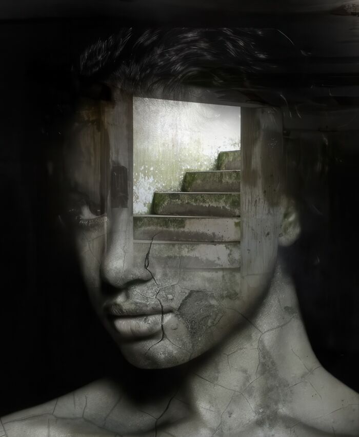 Wait, This Artist Actually Melts Faces Into Nature And Stuff? (40 Pics)