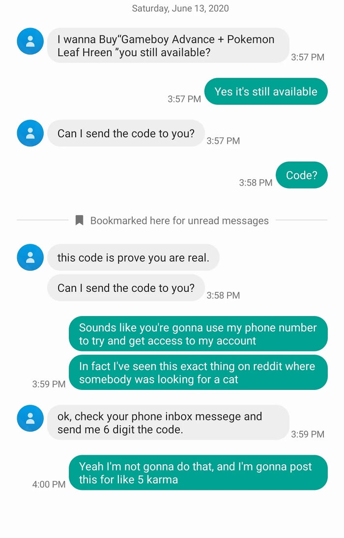 How A Gameboy Scam Got Shut Down For Like, Five Karma Points