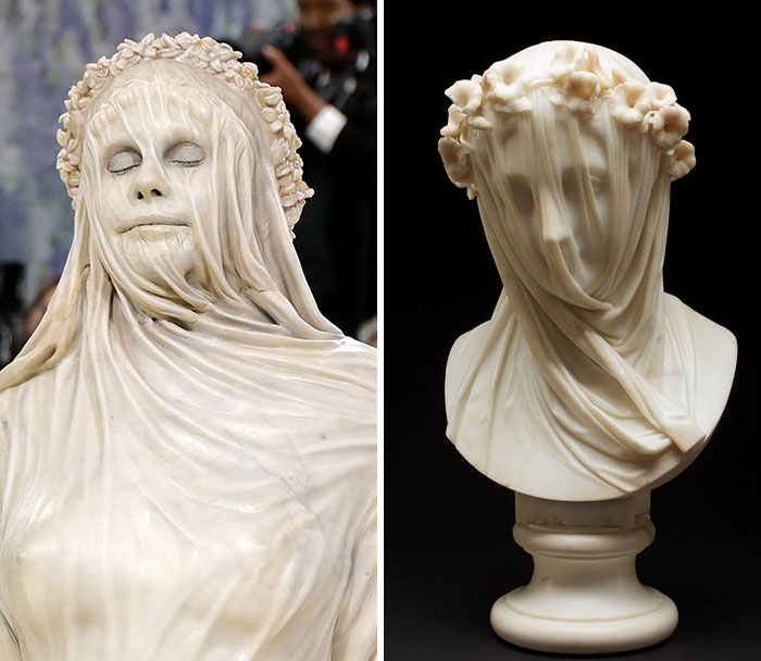 Heidi Klum - Stone Cold Statue