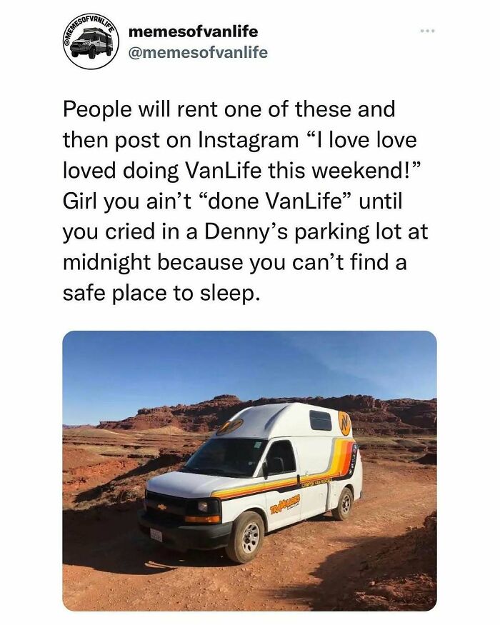 Van Life Memes That Nail The Crazy, Cozy, And Weird Road Adventures