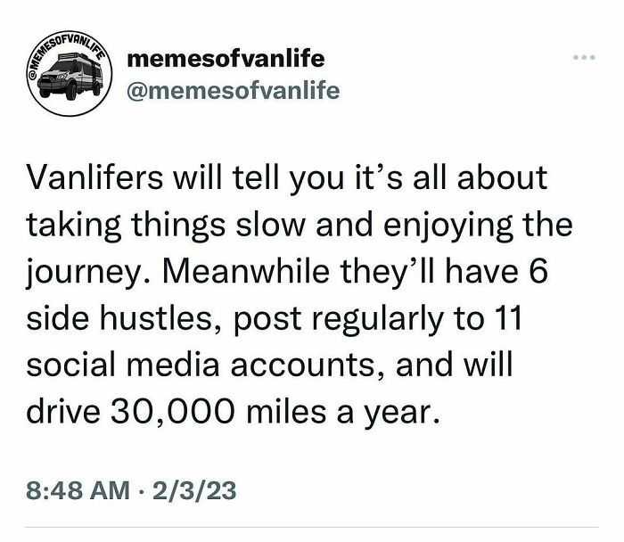 Van Life Memes That Nail The Crazy, Cozy, And Weird Road Adventures