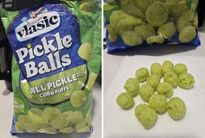 Pickleball Moms, This One's for You: Pickle Balls Pickle-Flavored Corn Puffs So You Can Snack Your Sport