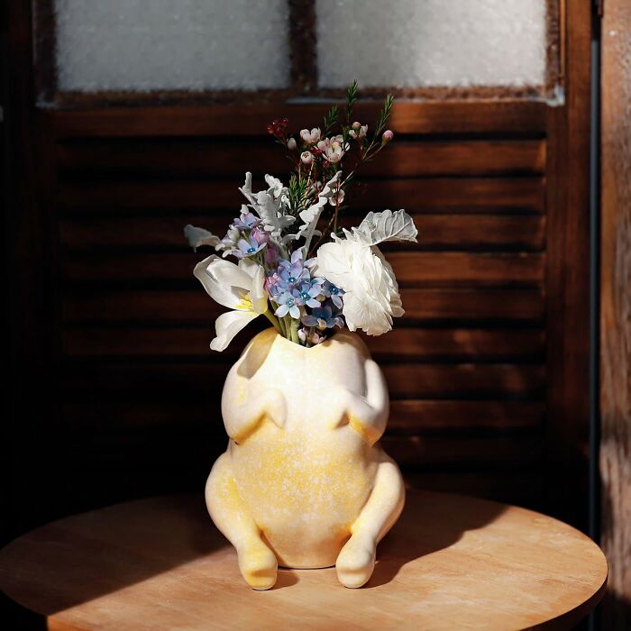 Thanksgiving Called—Mom’s Flowers Look Too Good in This Turkey Flower Vase to Give It Back