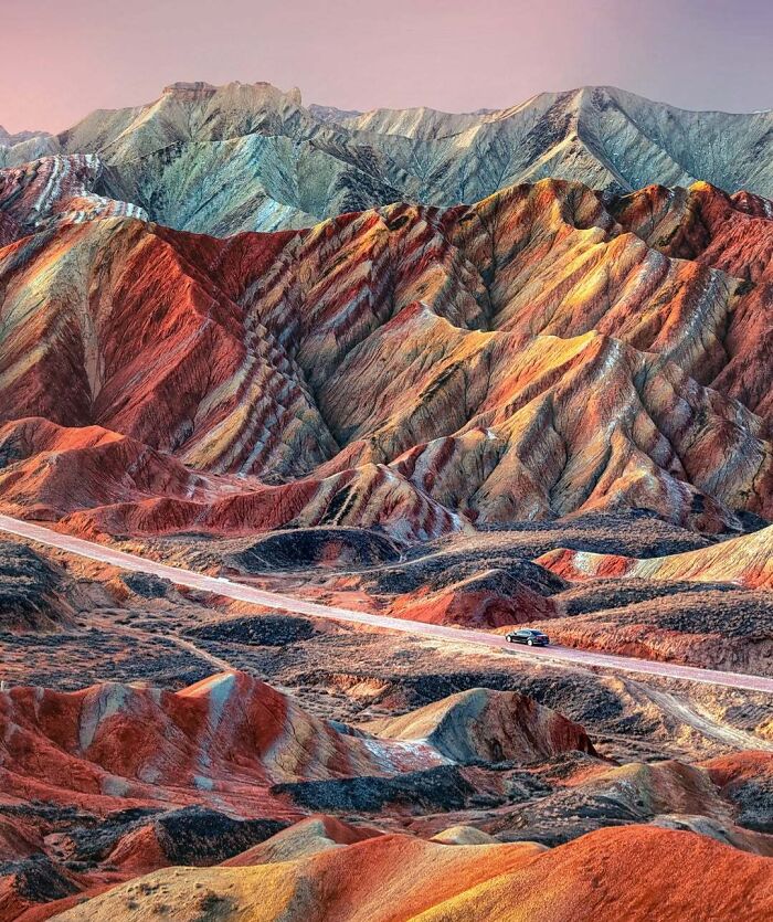 Rainbow Mountains Of China – Nature’s Epic Paint Job