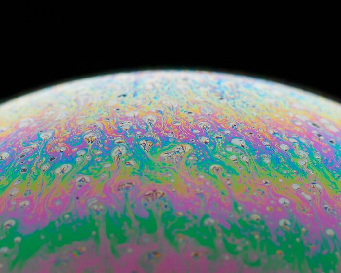 Soap Bubble Close-Up That’s Basically Planet Soap