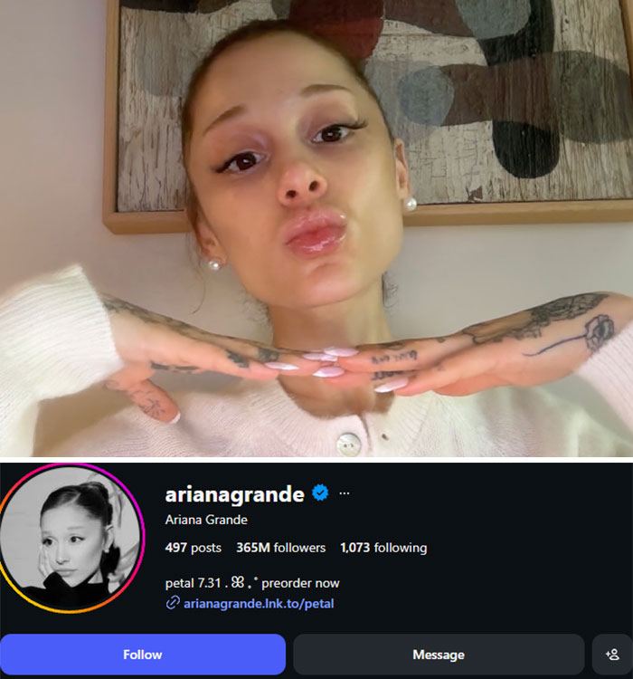 Ariana Grande – 5.6 Million Followers Gone