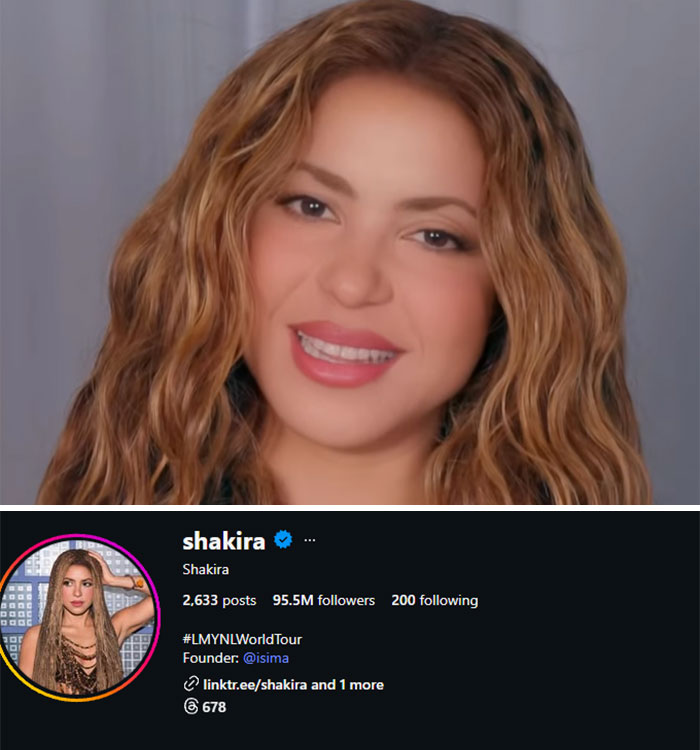 Shakira – 1.1 Million Followers GONE
