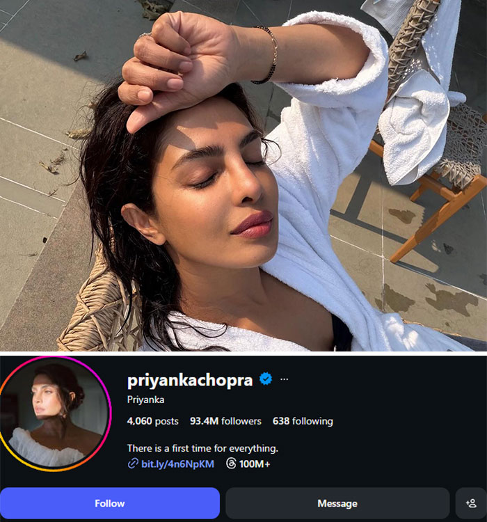Priyanka Chopra – Lost About 1.1 Million