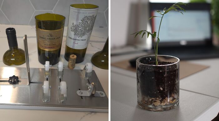 Glass Bottle Cutter To Turn Last Night’s Wine Into This Morning’s Craft Project