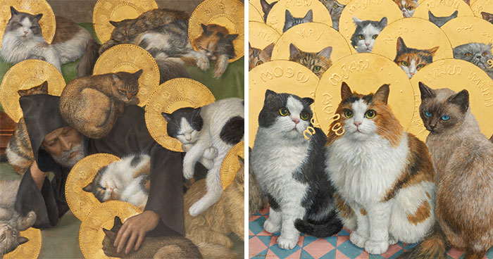20 Cat Paintings That Make Cats Look Like the Royal Weirdos They Truly Are