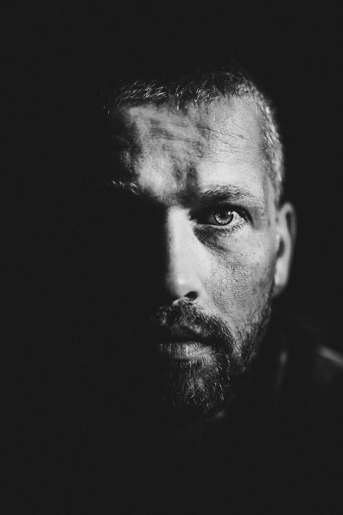Hendrik Wolf’s Self Portrait From ‘Out Of The Dark’ Is Shadow Coolness