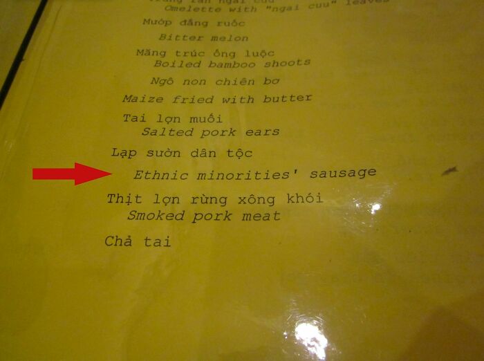 Just Browsing The Menu and Scratching My Head