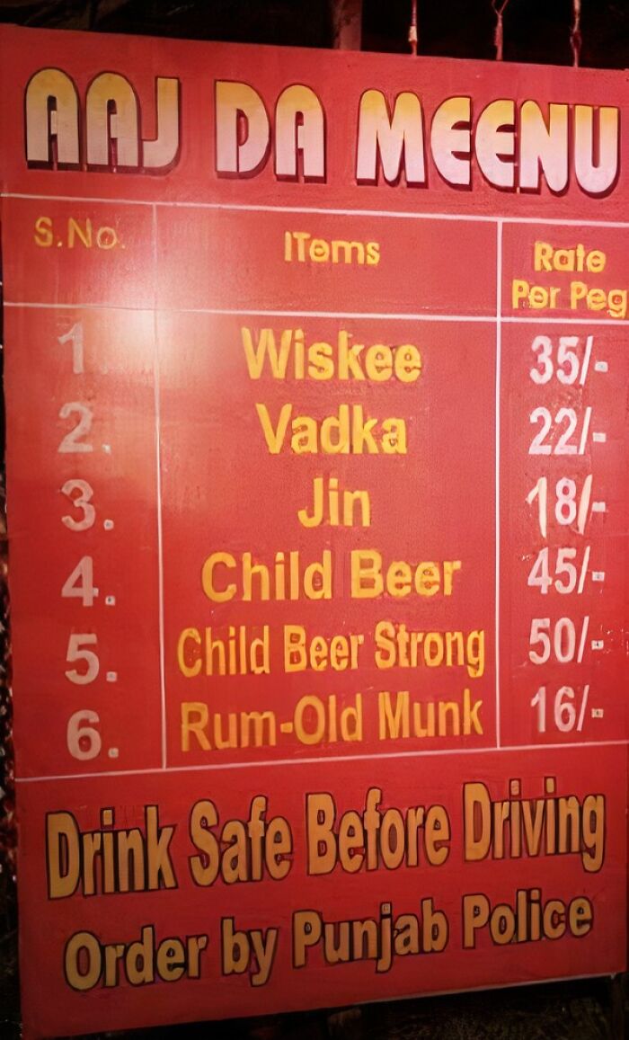 At An Indian Bar. What Could Possibly Go Wrong?