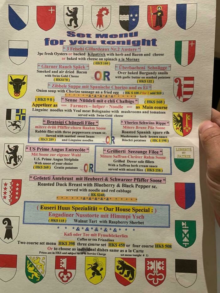 This Restaurant’s Menu... Looks Like A Puzzle