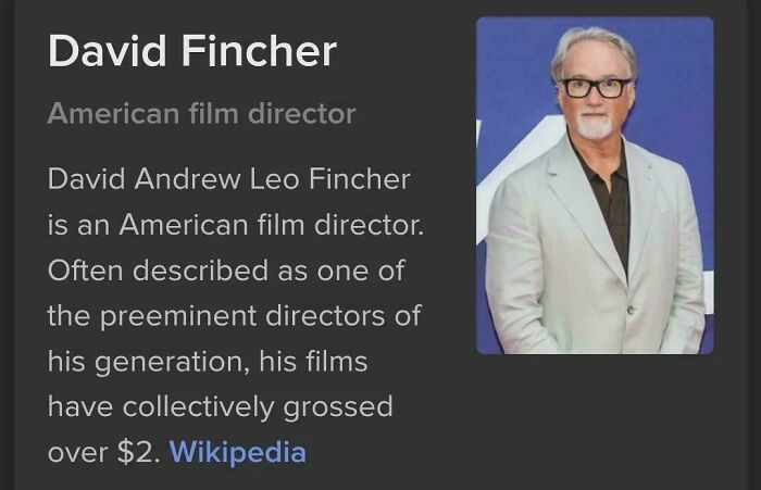David Fincher? Or Something Else!
