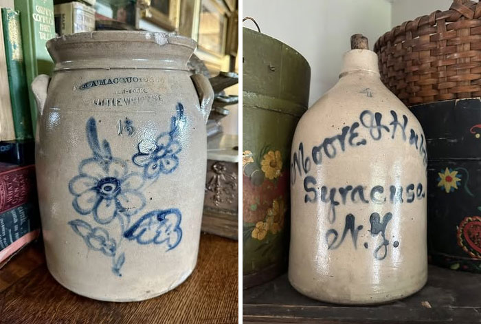 Started with Primitives, Dove Headlong Into Antique Stoneware Madness!