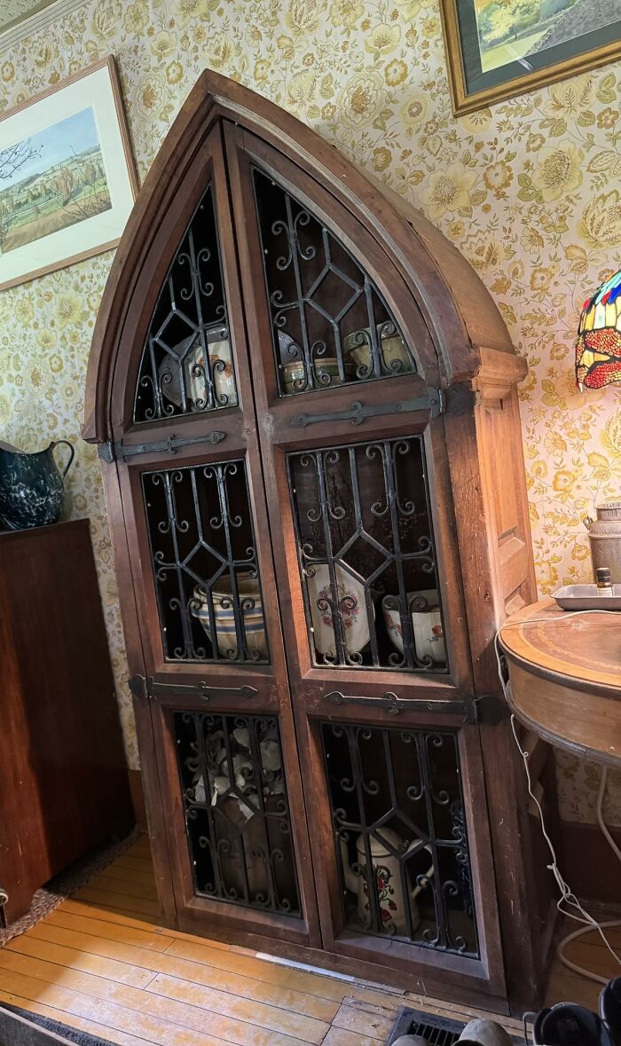 Found This Wild Iron-Front Cupboard in an Old Northern PA Farmhouse