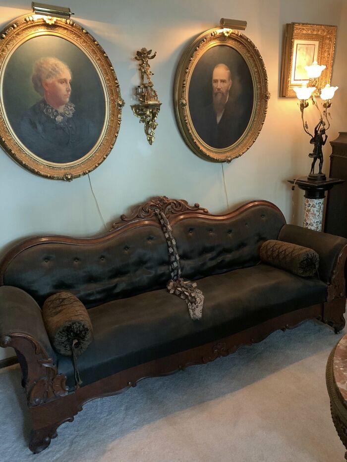 Would You Even Survive Sitting On This Horse Hair Sofa?