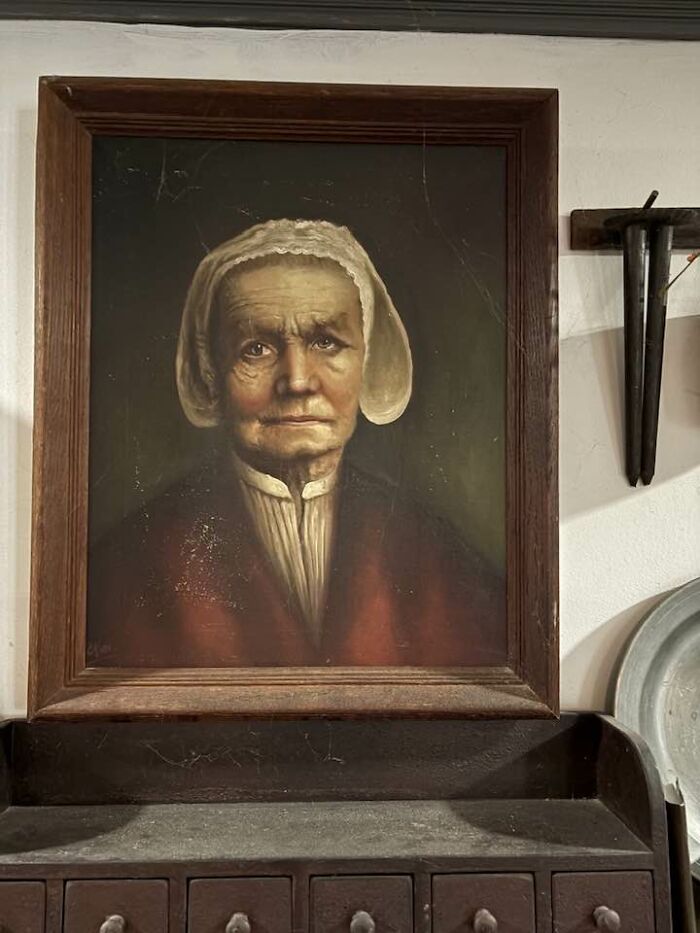 Painting of a Striking Woman—Not Signed, But Full of Character
