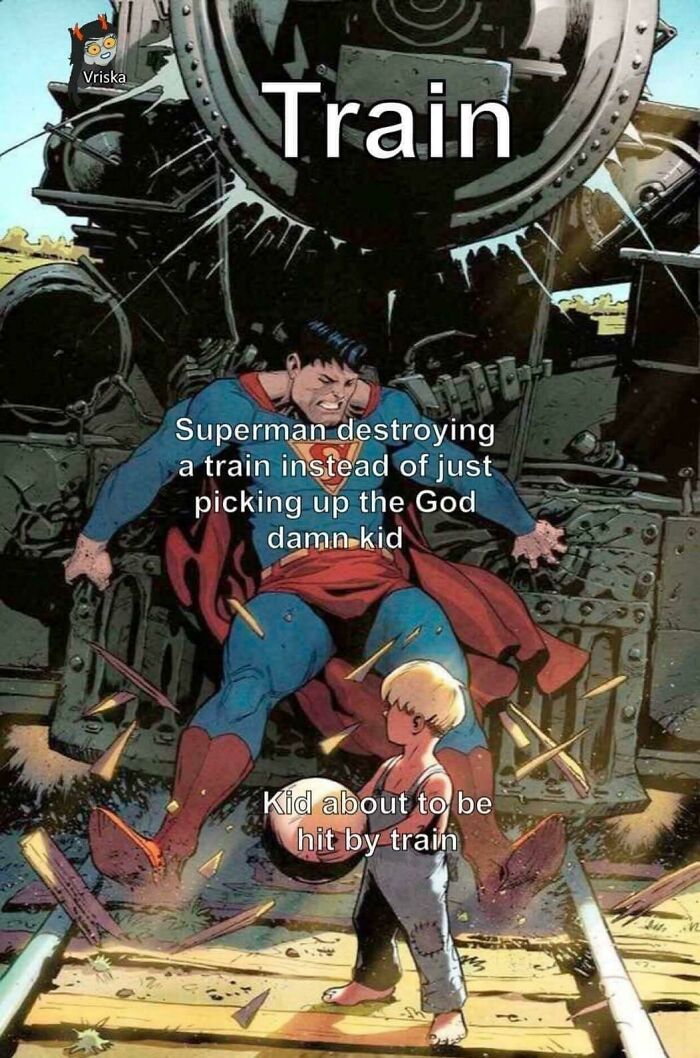 Superman Must Be Confused