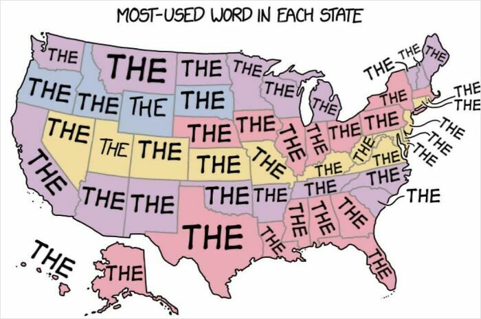 Most-Used Word In Each State (Shocker)