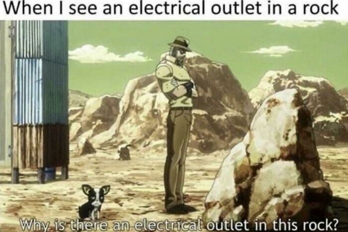 Wait, Why’s There An Outlet In That Rock?