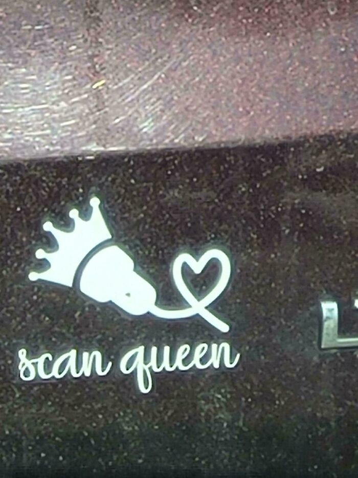 What’s A “Scan Queen” On A Car Sticker?