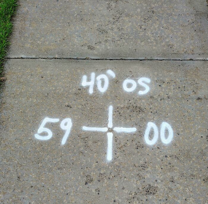 Construction Marks On Sidewalk—What Do They Mean?