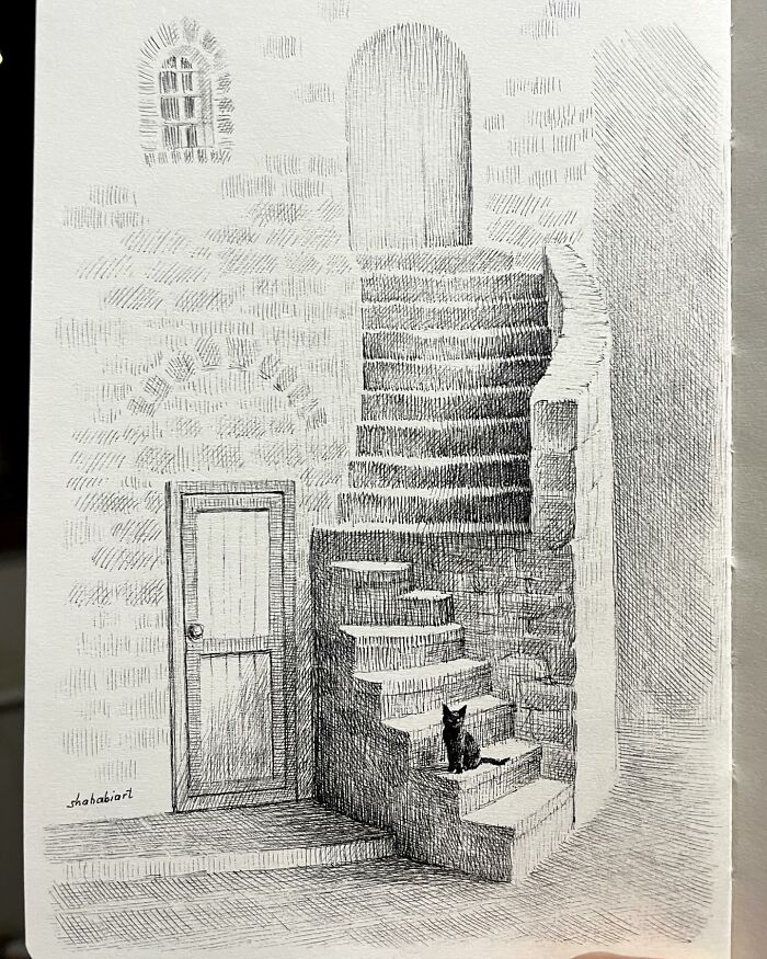 40 Mind-Blowing Sketchbook Drawings That Turn Simple Lines Into Dreamy Worlds