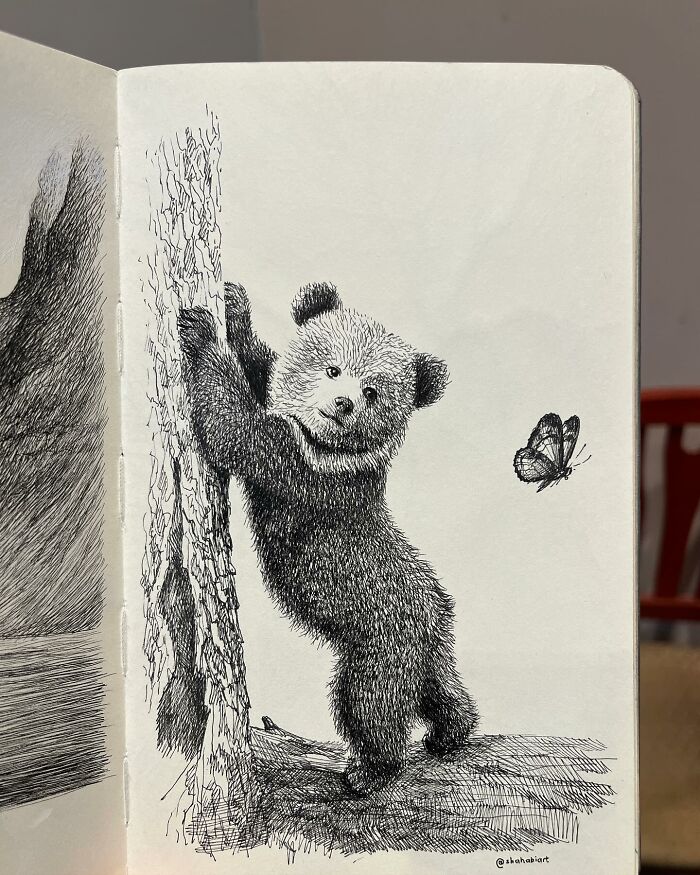 40 Mind-Blowing Sketchbook Drawings That Turn Simple Lines Into Dreamy Worlds
