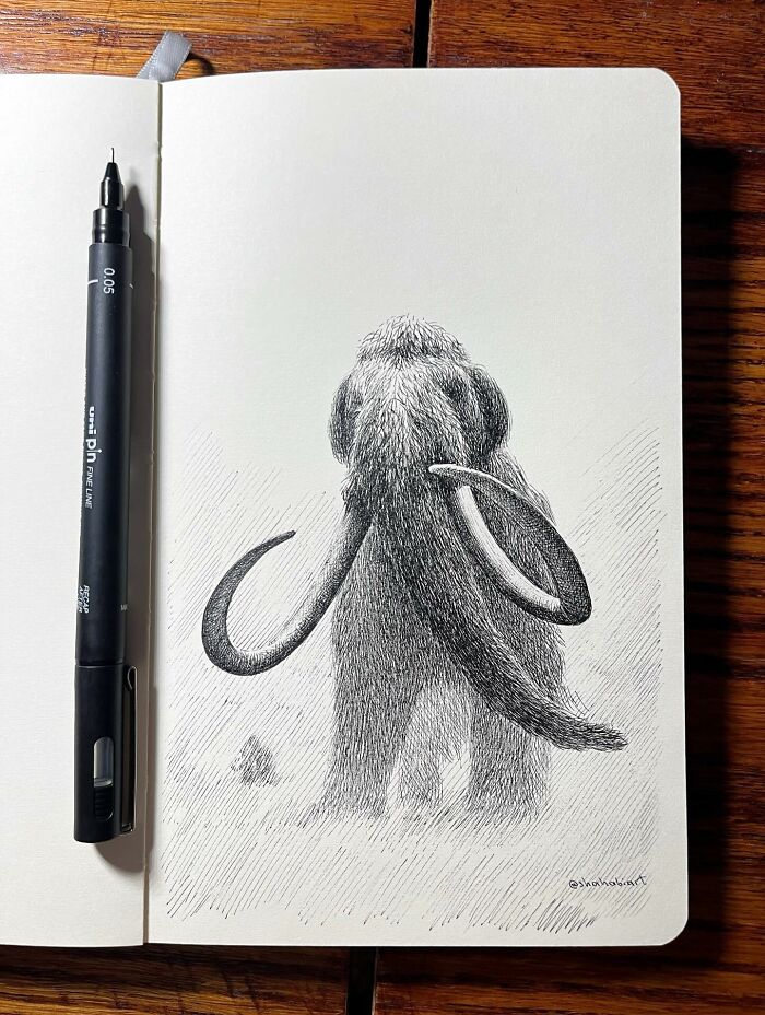 40 Mind-Blowing Sketchbook Drawings That Turn Simple Lines Into Dreamy Worlds