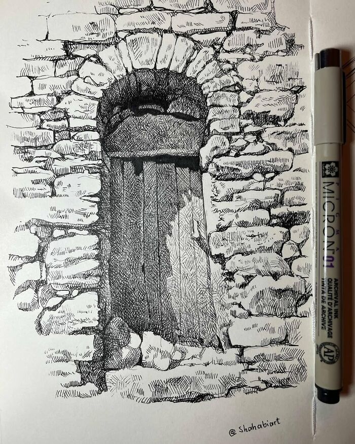 40 Mind-Blowing Sketchbook Drawings That Turn Simple Lines Into Dreamy Worlds