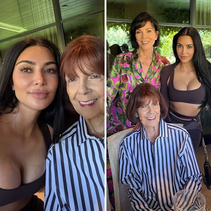 Kim Kardashian’s Mother’s Day Post Had It All: Boobs, Grandma, and Prison Visits