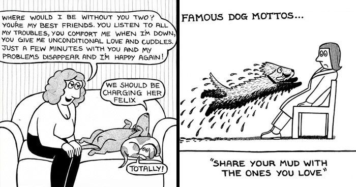 28 Goofy Comics That Nail What It’s Like Living With a Dog