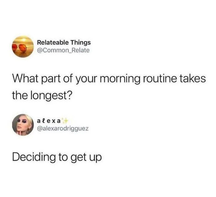 Me vs. My Bed Every Morning