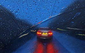 Wait, This Artist’s Rainy Paintings Are So Real You’ll Want to Grab an Umbrella!
