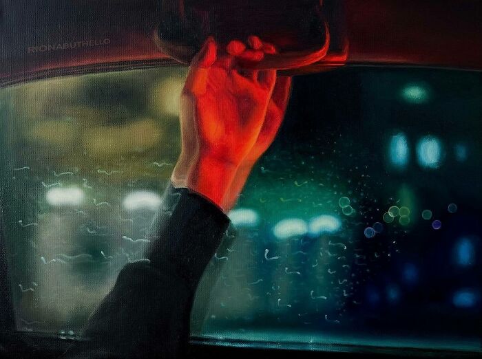 Wait, This Artist’s Rainy Paintings Are So Real You’ll Want to Grab an Umbrella!