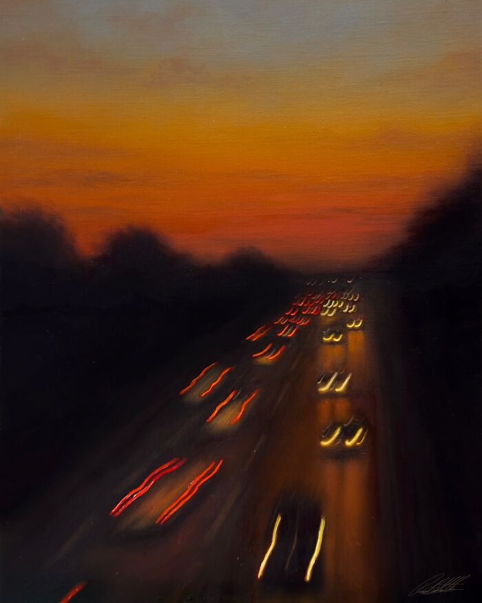 Wait, This Artist’s Rainy Paintings Are So Real You’ll Want to Grab an Umbrella!