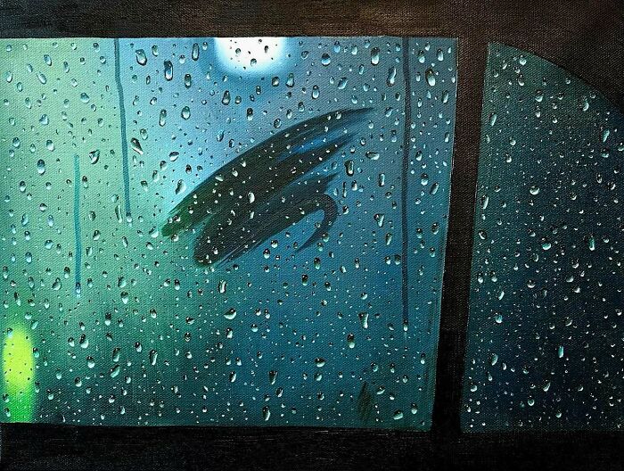 Wait, This Artist’s Rainy Paintings Are So Real You’ll Want to Grab an Umbrella!