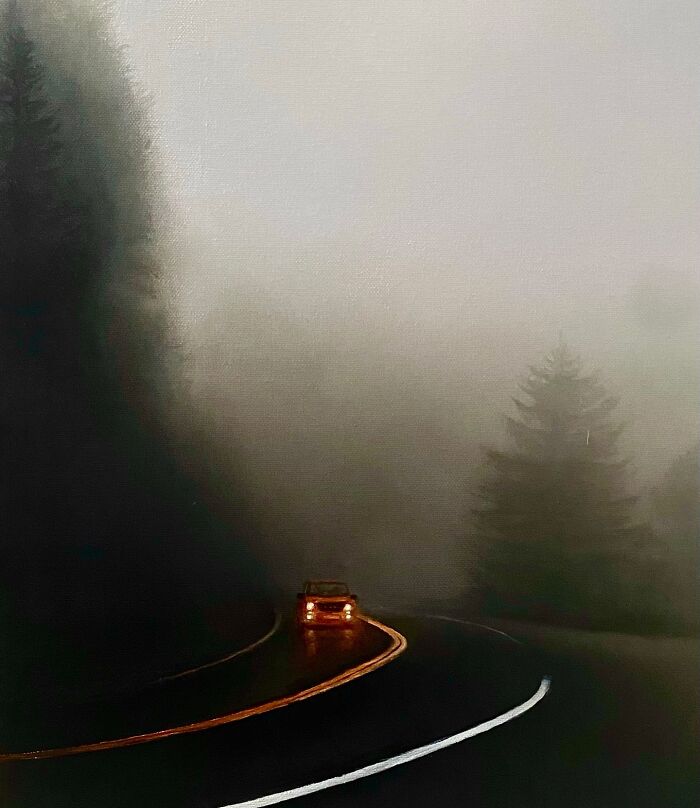 Wait, This Artist’s Rainy Paintings Are So Real You’ll Want to Grab an Umbrella!