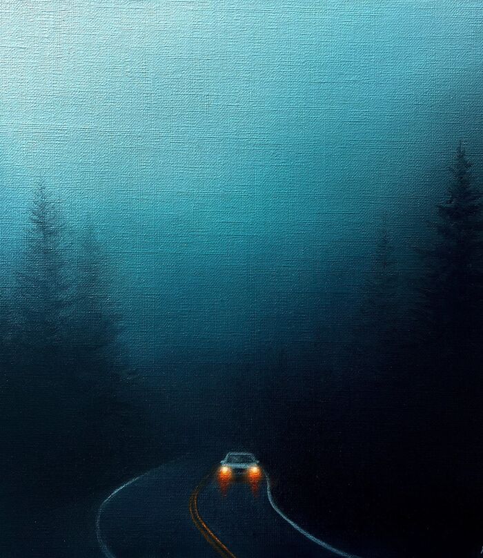 Wait, This Artist’s Rainy Paintings Are So Real You’ll Want to Grab an Umbrella!