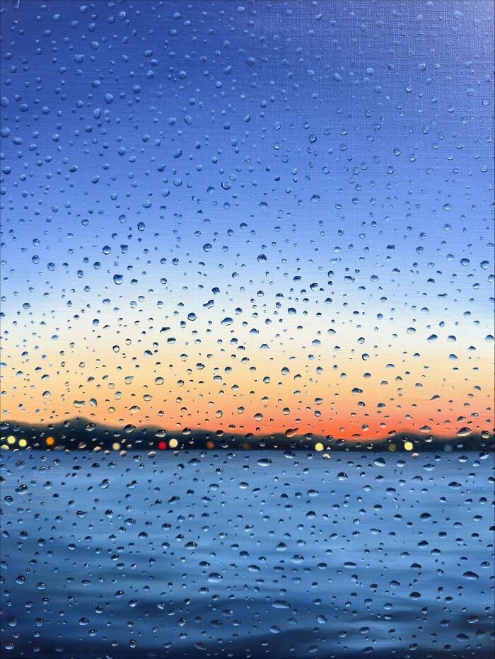 Wait, This Artist’s Rainy Paintings Are So Real You’ll Want to Grab an Umbrella!