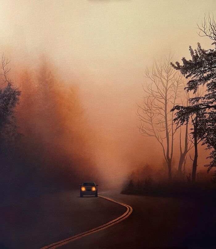 Wait, This Artist’s Rainy Paintings Are So Real You’ll Want to Grab an Umbrella!