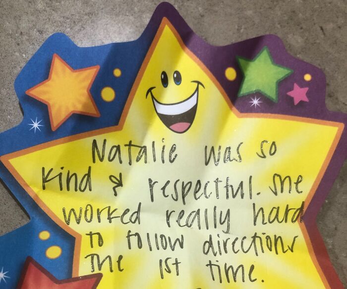 When Your Teacher Leaves You A Note That Makes Your Day