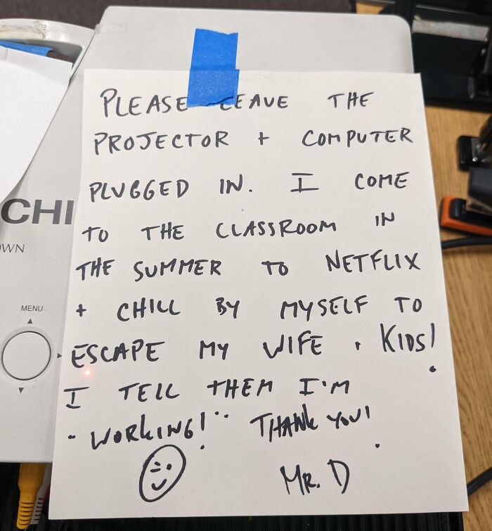 Summer School Custodians Got This Sweet Teacher Note